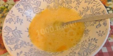 лобио из стручковой фасоли с яйцом по-грузински