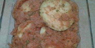 овощная мусака с сыром сулугуни