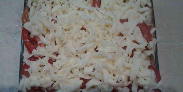 овощная мусака с сыром сулугуни