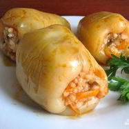 Рецепт Перца, фаршированного грибами