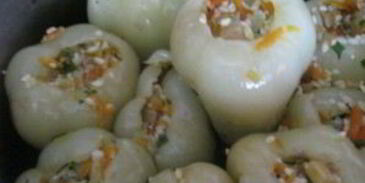 перец, фаршированный грибами