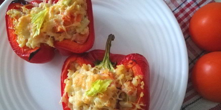 Рецепт перцев, фаршированных булгуром и овощами