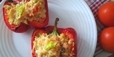 перцы, фаршированные булгуром и овощами