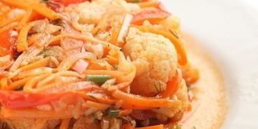 Рецепт цветной капусты по-корейсков