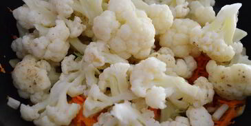 тушеная цветная капуста