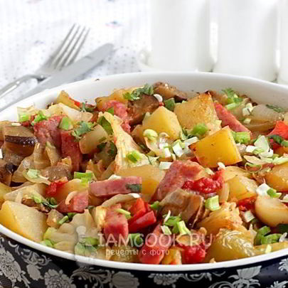 Запеченные овощи на гарнир