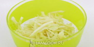 жареная капуста с яйцом