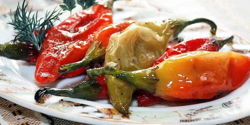 Рецепт жареных острых перцев