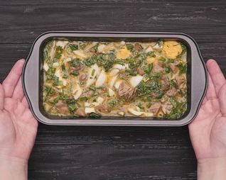 Дроб с куриной печенью