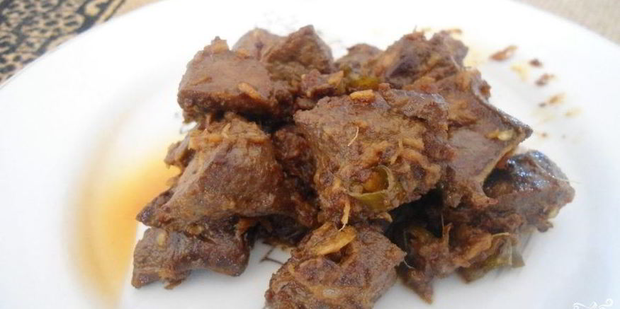 Рецепт говяжьей печени по-быстрому