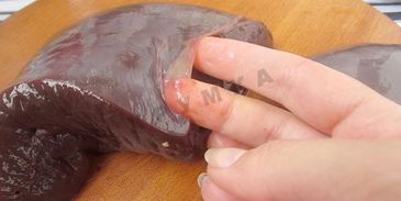 говяжья печень в кляре жареная