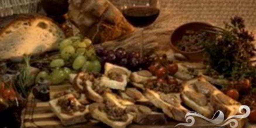 Рецепт кростини с куриной печенью