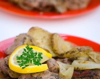 Куриная печень по-деревенски