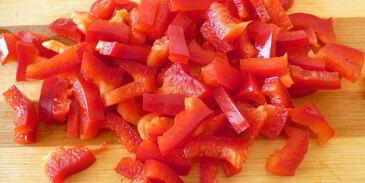 куриная печень, тушенная с овощами золотая осень