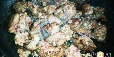 куриная печень в белом вине