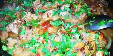 куриная печень в белом вине