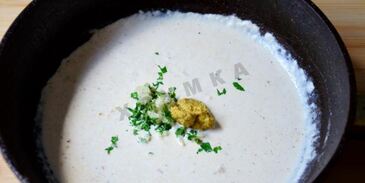 куриная печень в сливочно-горчичном соусе