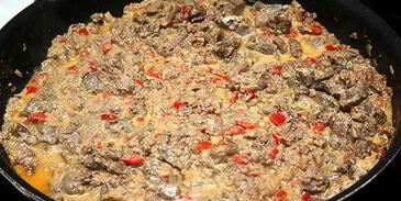 куриная печень в сливочном соусе