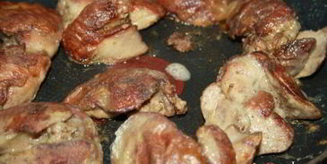 куриная печень в сыре