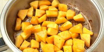 куриная печень запеченная с тыквой под сыром