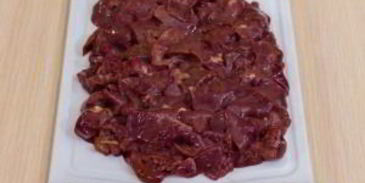 куриная печень, жаренная с грибами и гречкой