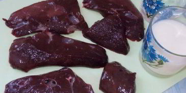 отбивные из печени говяжьей