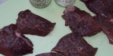 отбивные из печени говяжьей