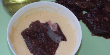 отбивные из печени говяжьей