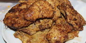 отбивные из печени свиной