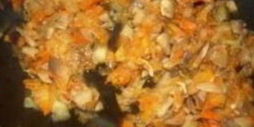 печень говяжья тушеная с грибами