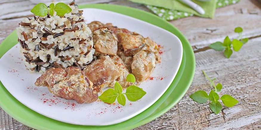 Рецепт печени кролика на сковороде