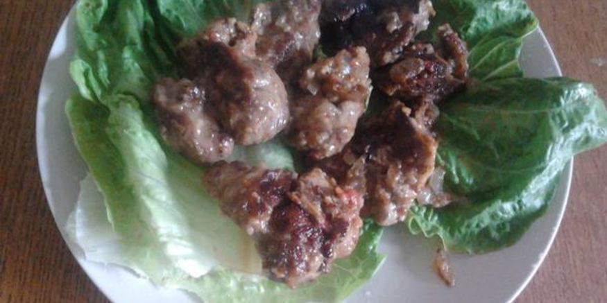 Рецепт печени куриной в вине