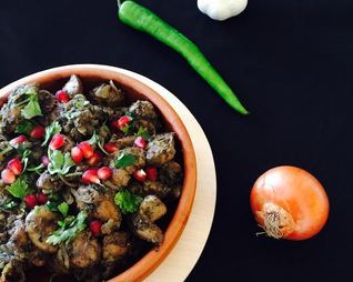 Печень по-грузински