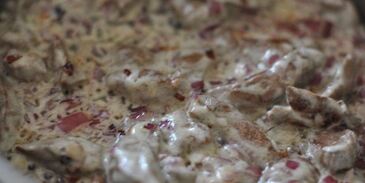 печень по-строгановски