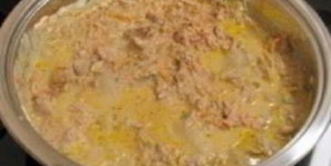 печень с картофелем в горшочке