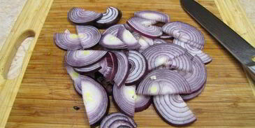 печень с плоской стручковой фасолью