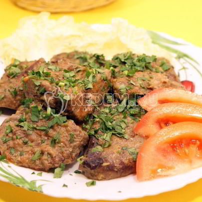 Печень с цитрусовыми