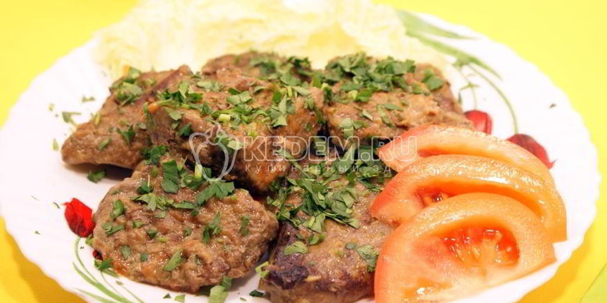 Рецепт печени с цитрусовыми