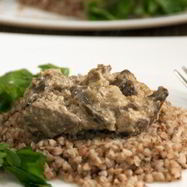 Рецепт Печени, тушеной в сметане с луком