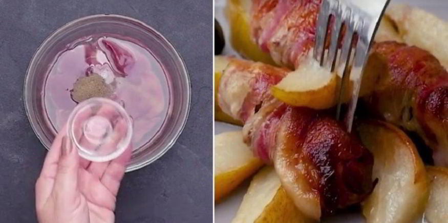 Рецепт печени в беконе