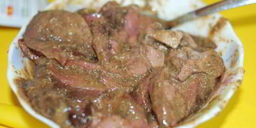 печень в пряной медовой глазури