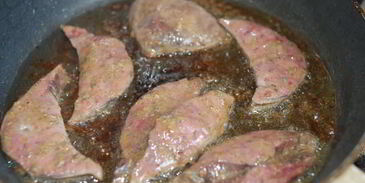 печень в пряной медовой глазури