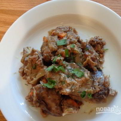 Печень в сливках