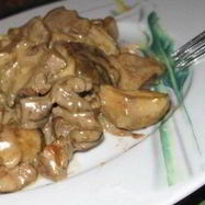 Рецепт Печени в соусе из йогурта и плавленого сырка