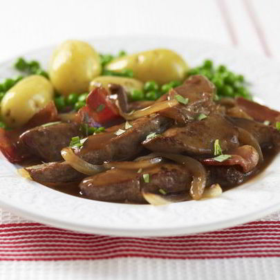 Печень в соусе