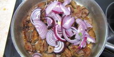 печенка на сковороде