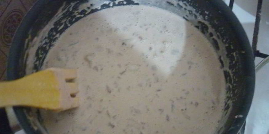 Рецепт печенки в сырном соусе