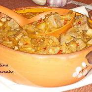 Рецепт Свиной печени по-балатонски