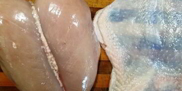 запеченные куриные грудки с печенью