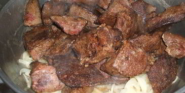 жареная печень